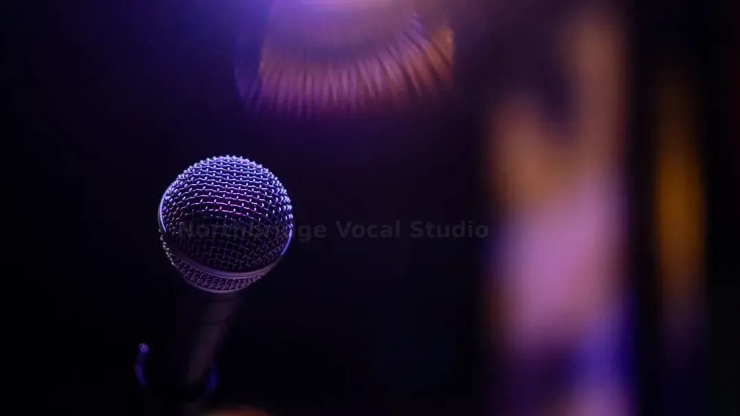 One-to-one vocal coaching